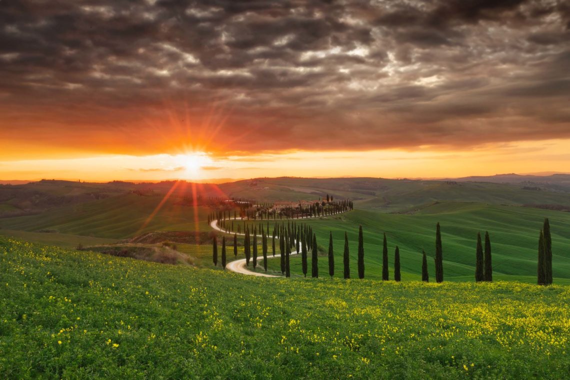 Val Orcia Toscana Nikon School Workshop Paesaggio Notturna Via Lattea Startrail 00018
