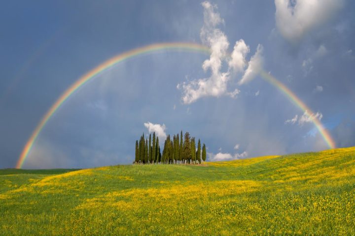 Val Orcia Toscana Nikon School Workshop Paesaggio Notturna Via Lattea Startrail 00089