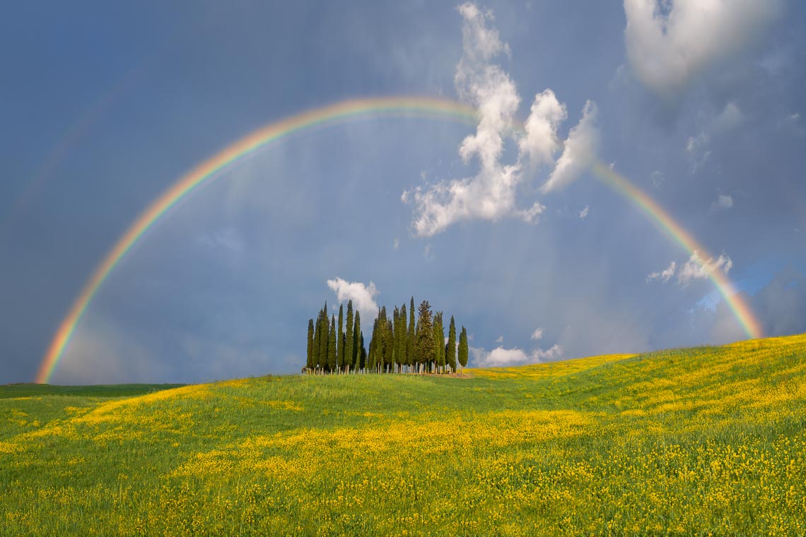 Val Orcia Toscana Nikon School Workshop Paesaggio Notturna Via Lattea Startrail 00089