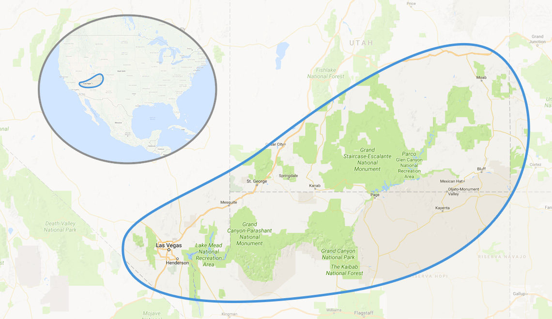 Mappa Usa Breve