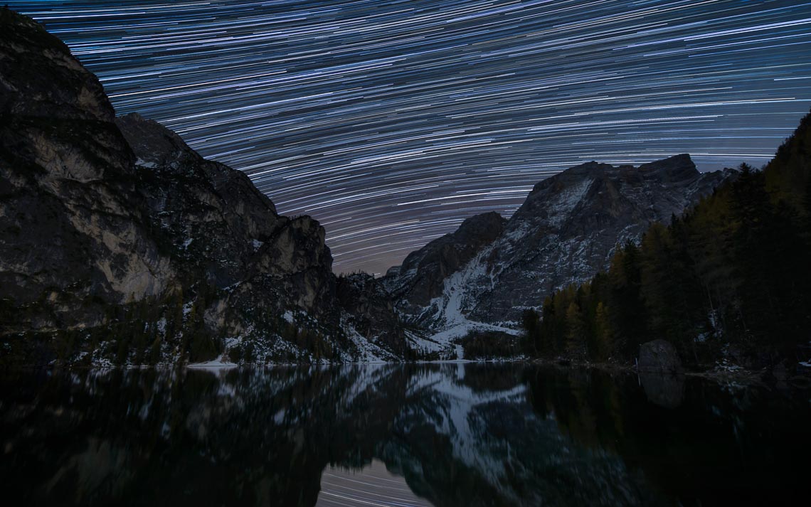 dolomiti foliage autunno nikon school workshop paesaggio notturna via lattea startrail 00011