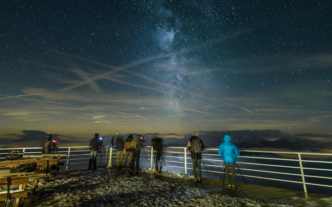 dolomiti rifugi nikon school workshop paesaggio notturna via lattea startrail 00043