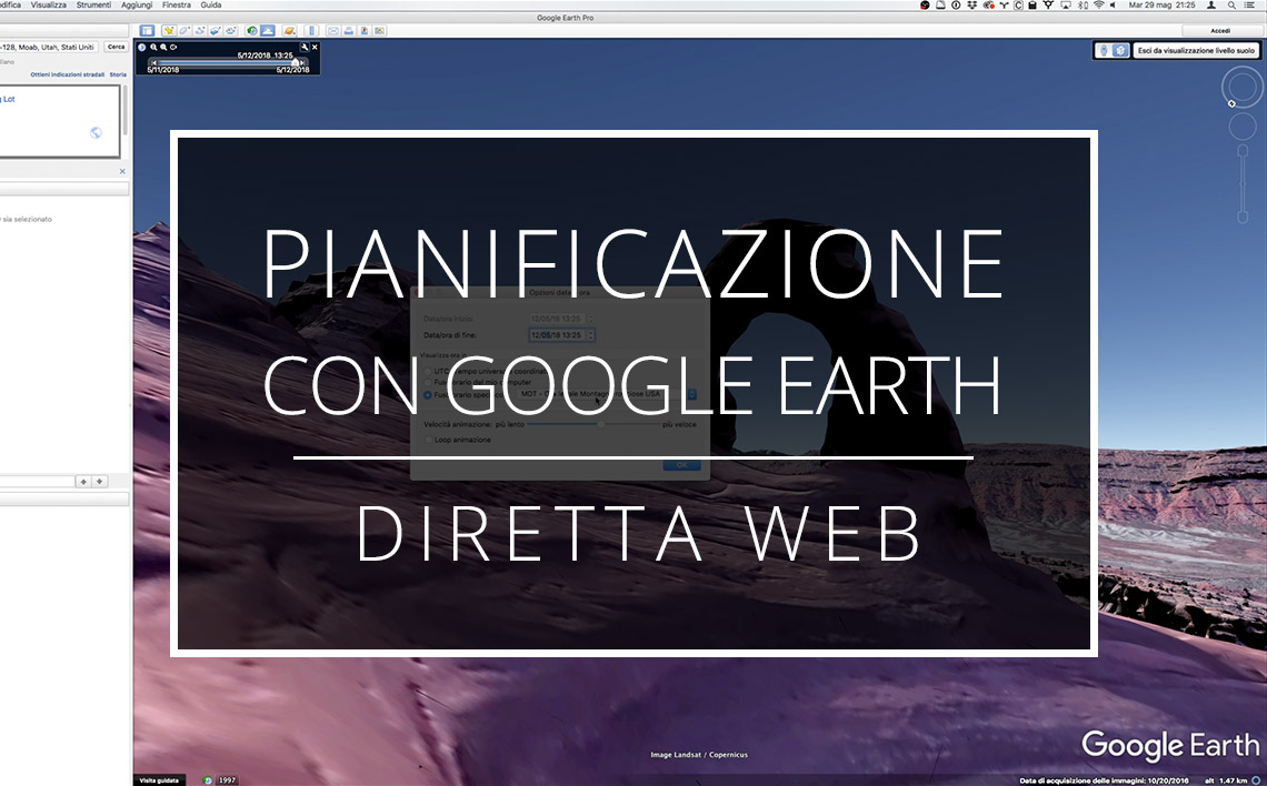18 05 29 Diretta Web Pianificazione Google Earth