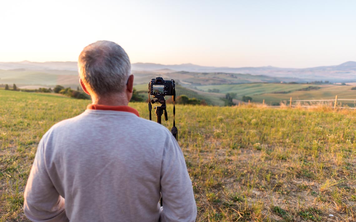 Val Orcia Toscana Nikon School Workshop Paesaggio Notturna Via Lattea Startrail 00055