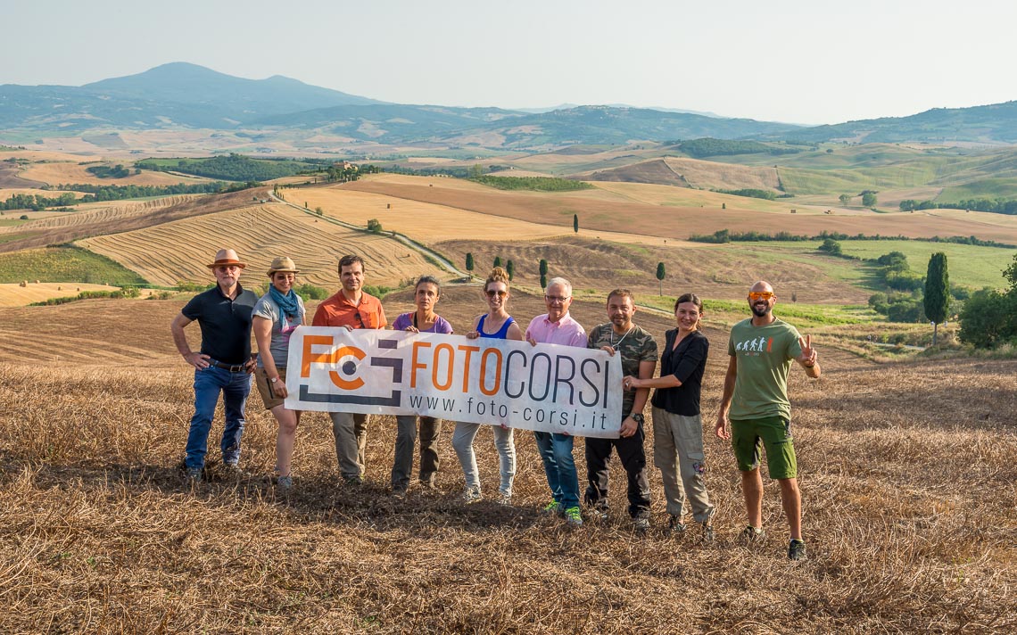 Val Orcia Toscana Nikon School Workshop Paesaggio Notturna Via Lattea Startrail 00056