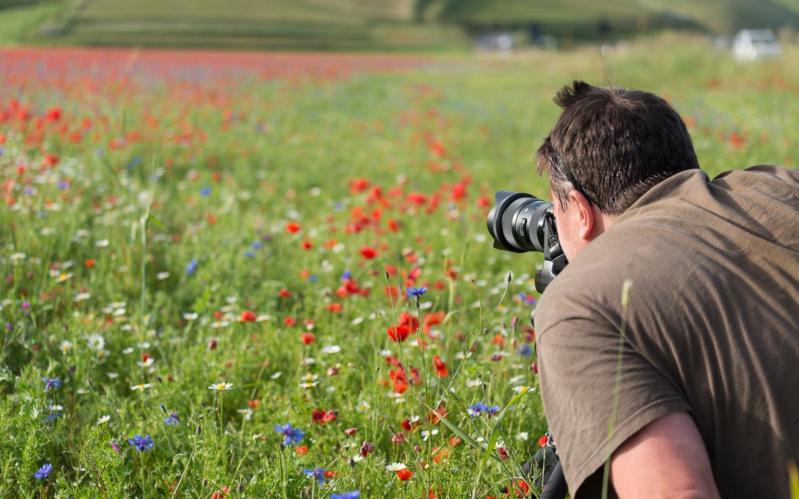 Castelluccio Fioritura Nikon School Workshop Paesaggio Notturna Via Lattea Startrail 00003