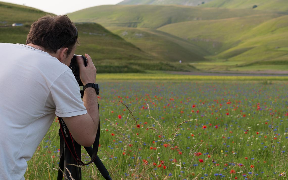 Castelluccio Fioritura Nikon School Workshop Paesaggio Notturna Via Lattea Startrail 00010