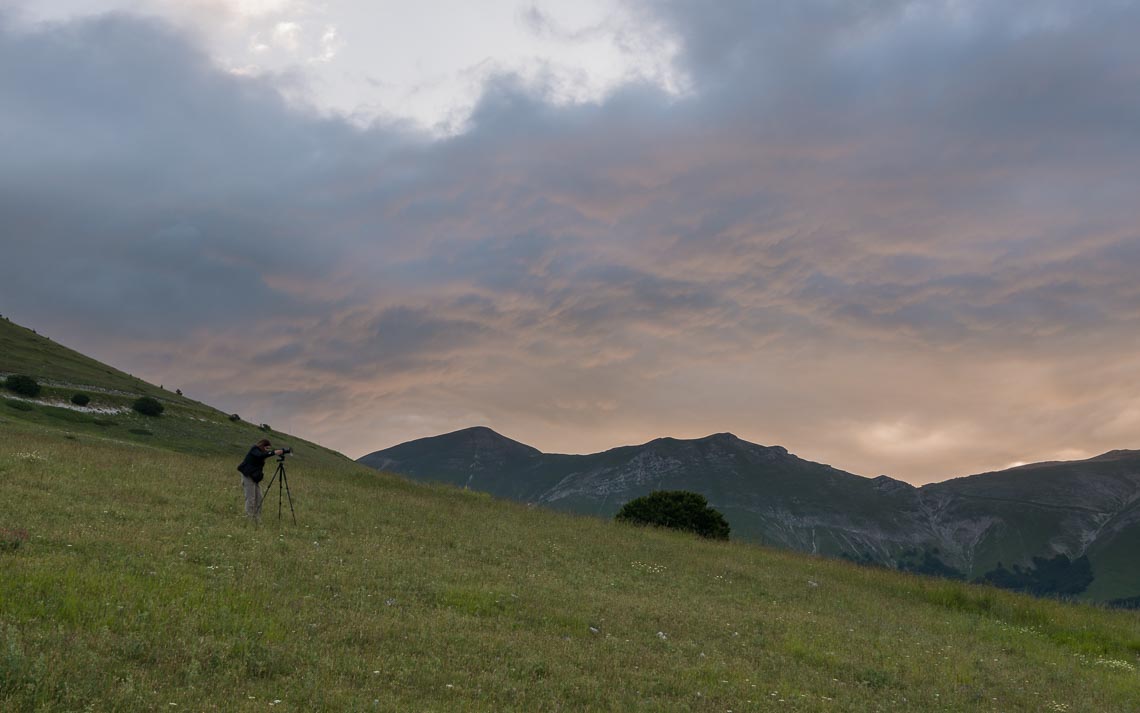 Castelluccio Fioritura Nikon School Workshop Paesaggio Notturna Via Lattea Startrail 00012