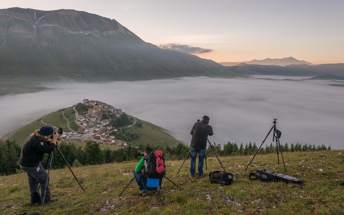 Castelluccio Fioritura Nikon School Workshop Paesaggio Notturna Via Lattea Startrail 00016