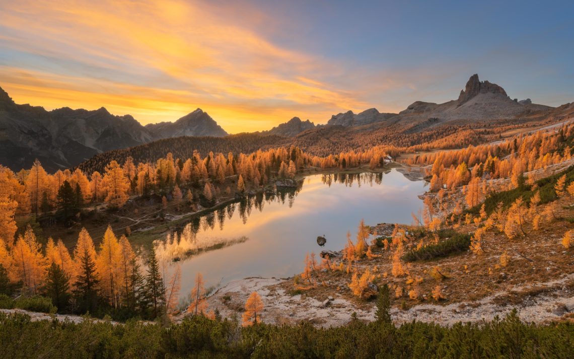Dolomiti Foliage Autunno Nikon School Workshop Paesaggio Notturna Via Lattea Startrail 00006