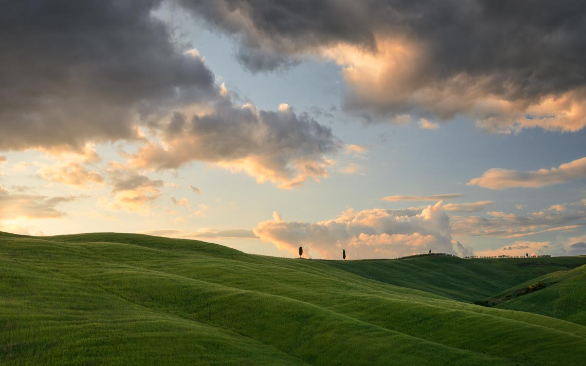 Val Orcia Toscana Nikon School Workshop Paesaggio Notturna Via Lattea Startrail 00083