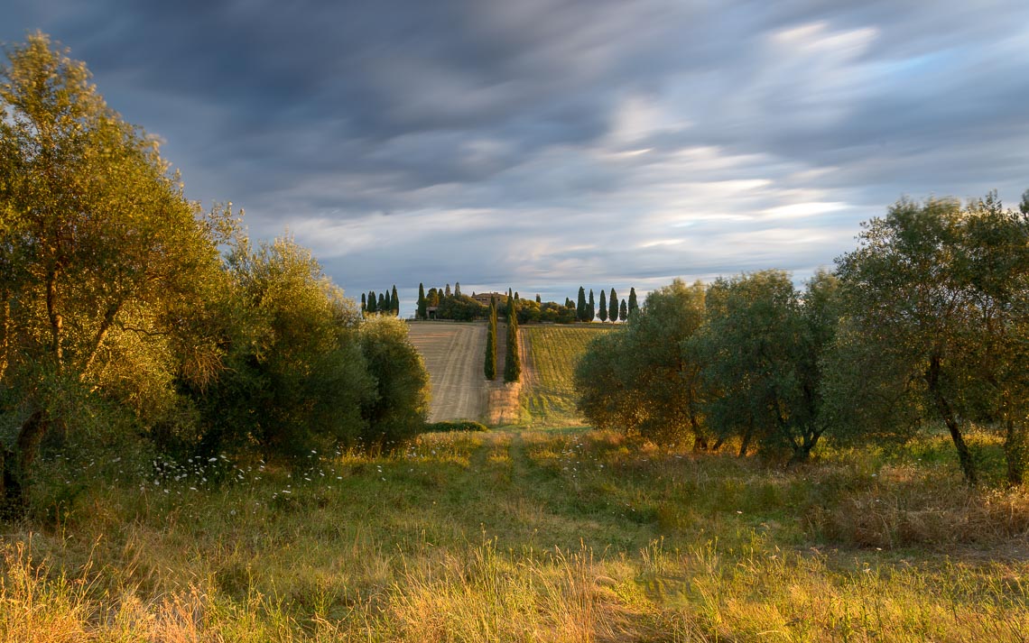 Val Orcia Toscana Nikon School Workshop Paesaggio Notturna Via Lattea Startrail 00028
