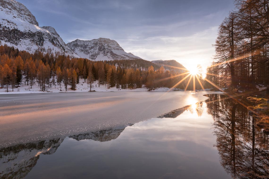 Dolomiti Foliage Autunno Nikon School Workshop Paesaggio Notturna Via Lattea Startrail 00008