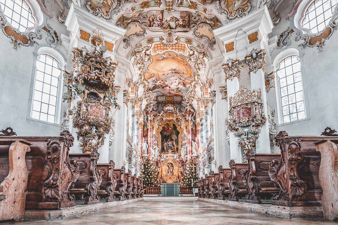 Feb 1 , 2020 Steingaden, Germany: Aisle View Ofr Facade Of Roco