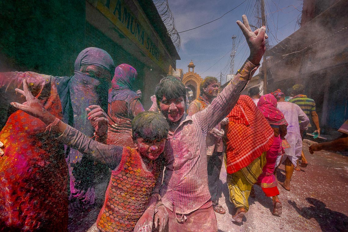 India Viaggio Fotografico Workshop Nikon School Holi Delhi Rajasthan Festival Colori Festa 00001