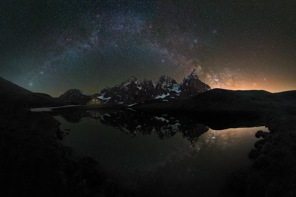 Dolomiti Nikon School Workshop Paesaggio Notturna Via Lattea Startrail 00014