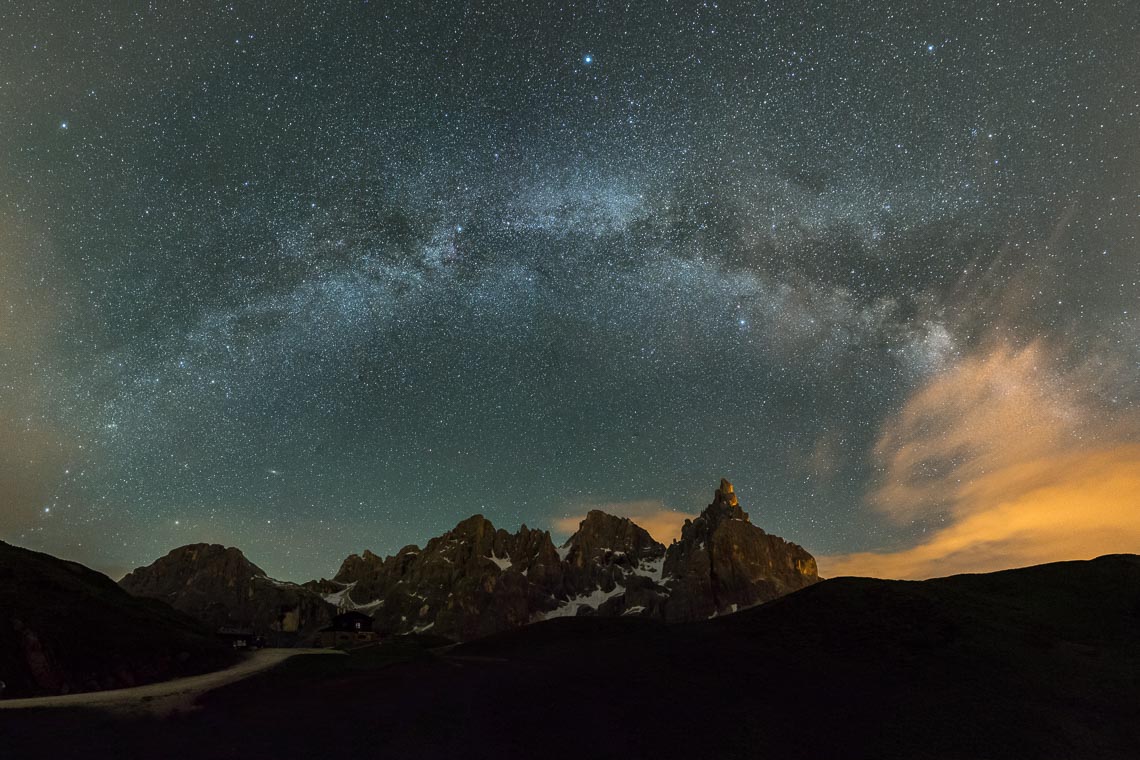 Dolomiti Nikon School Workshop Paesaggio Notturna Via Lattea Startrail 00019