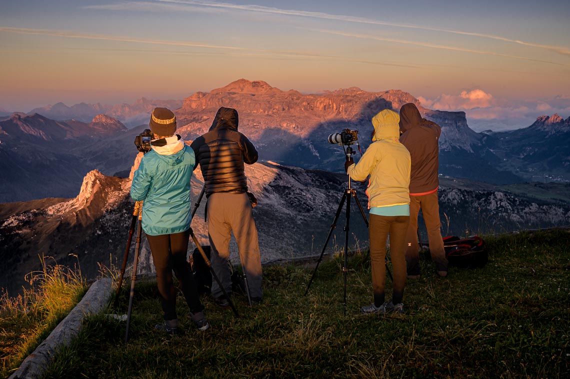 Dolomiti Rifugi Nikon School Workshop Paesaggio Notturna Via Lattea Startrail 00068