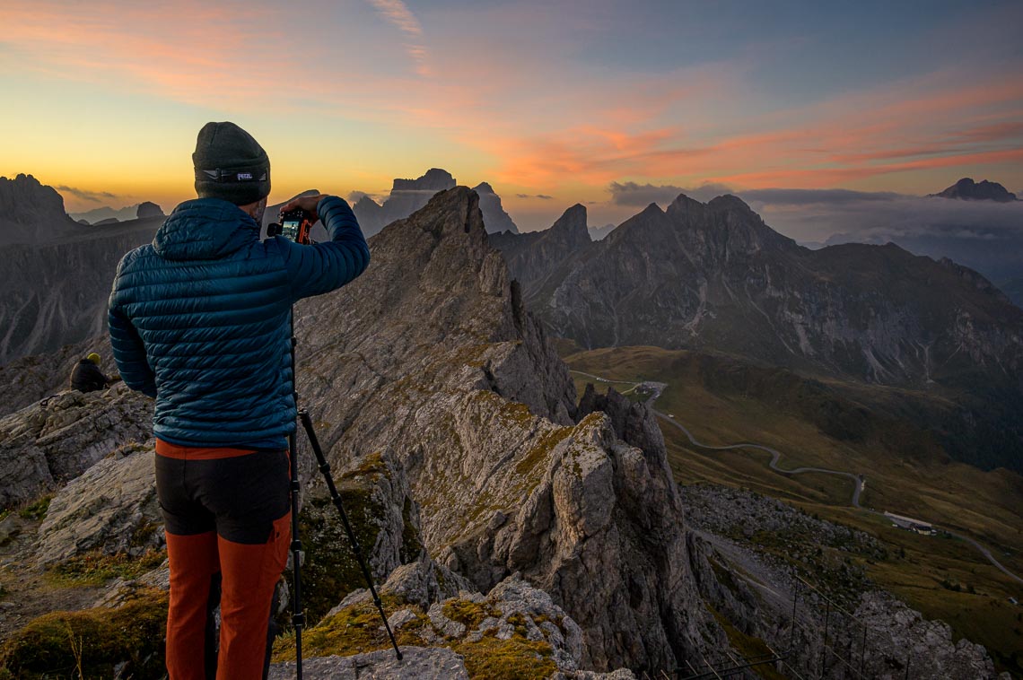 Dolomiti Rifugi Nikon School Workshop Paesaggio Notturna Via Lattea Startrail 00070