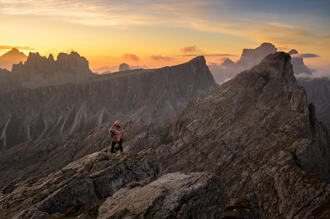 Dolomiti Rifugi Nikon School Workshop Paesaggio Notturna Via Lattea Startrail 00072