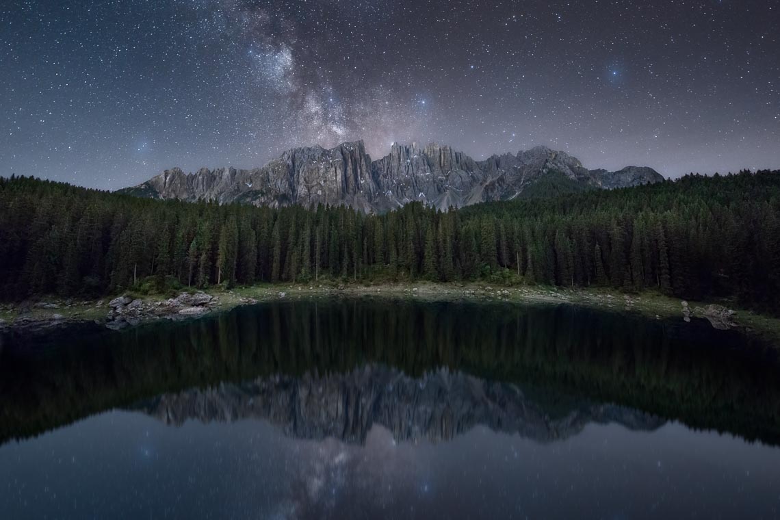 Dolomiti Nikon School Workshop Paesaggio Notturna Via Lattea Startrail 00041