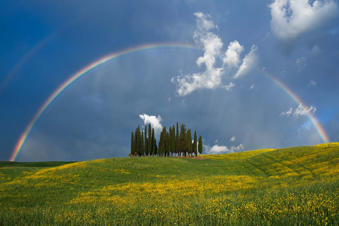Val Orcia Toscana Nikon School Workshop Paesaggio Notturna Via Lattea Startrail 00009