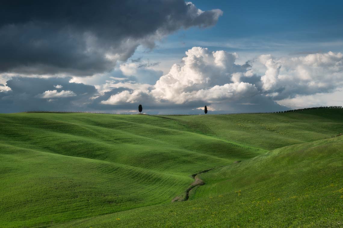 Val Orcia Toscana Nikon School Workshop Paesaggio Notturna Via Lattea Startrail 00014